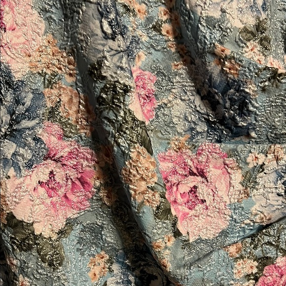 Floral Sleeveless Dress with Slit - Picture 3 of 4